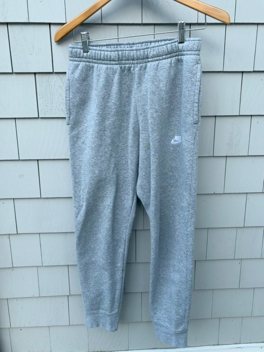 Men's Nike Small Sweat Pants with Cuff Classic light Gray